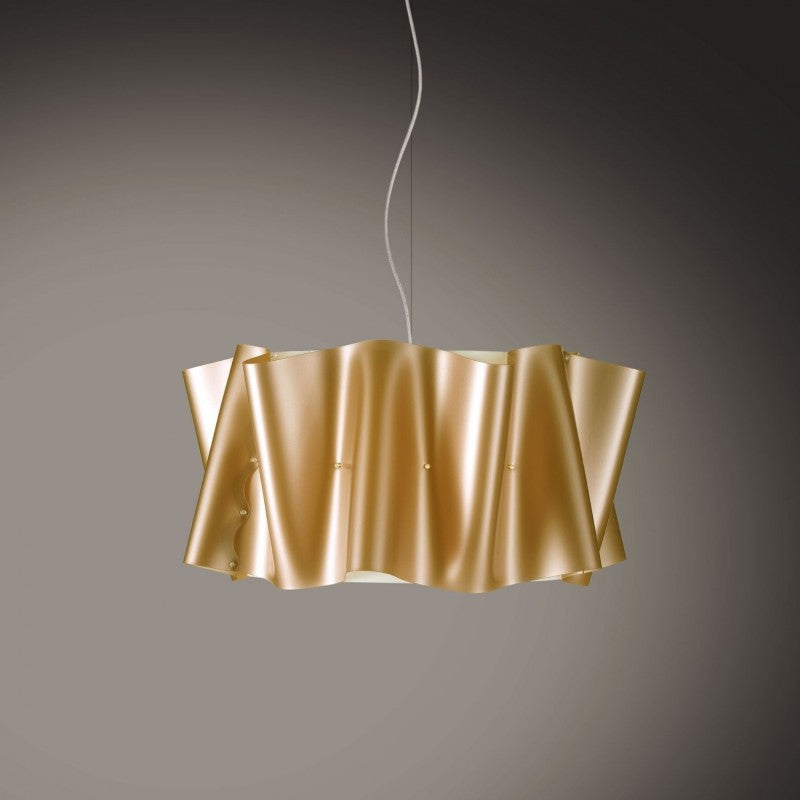 Suspension New Gold en métal chromé cm. 50 x 27h