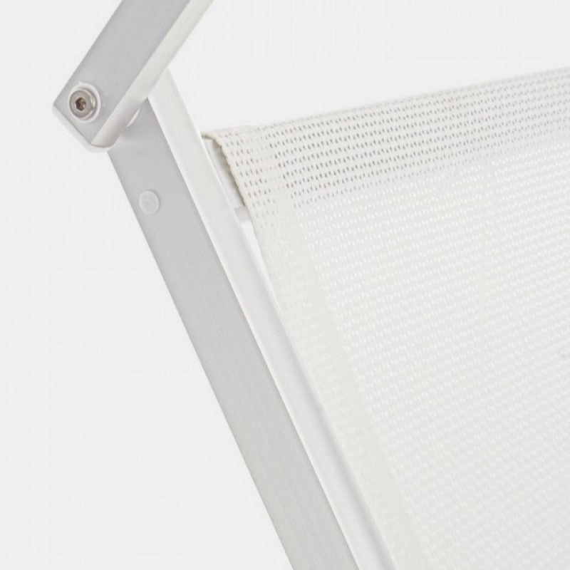 Bain de soleil d'extérieur blanc