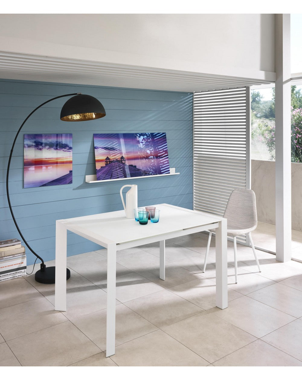 Table extensible 122-182 x 80 cm - Pixel