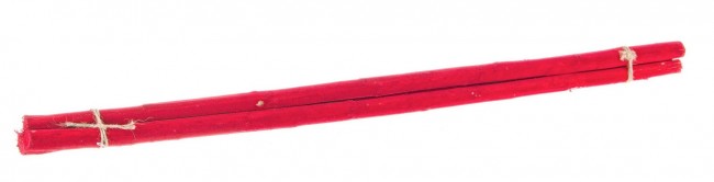 4x paquet de 2 tiges de tournesol en velours rouge