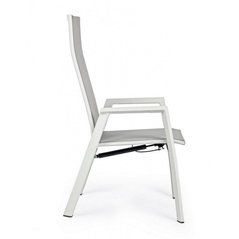 Steven Lunar chaise de jardin inclinable c-br 59x72x112h cm