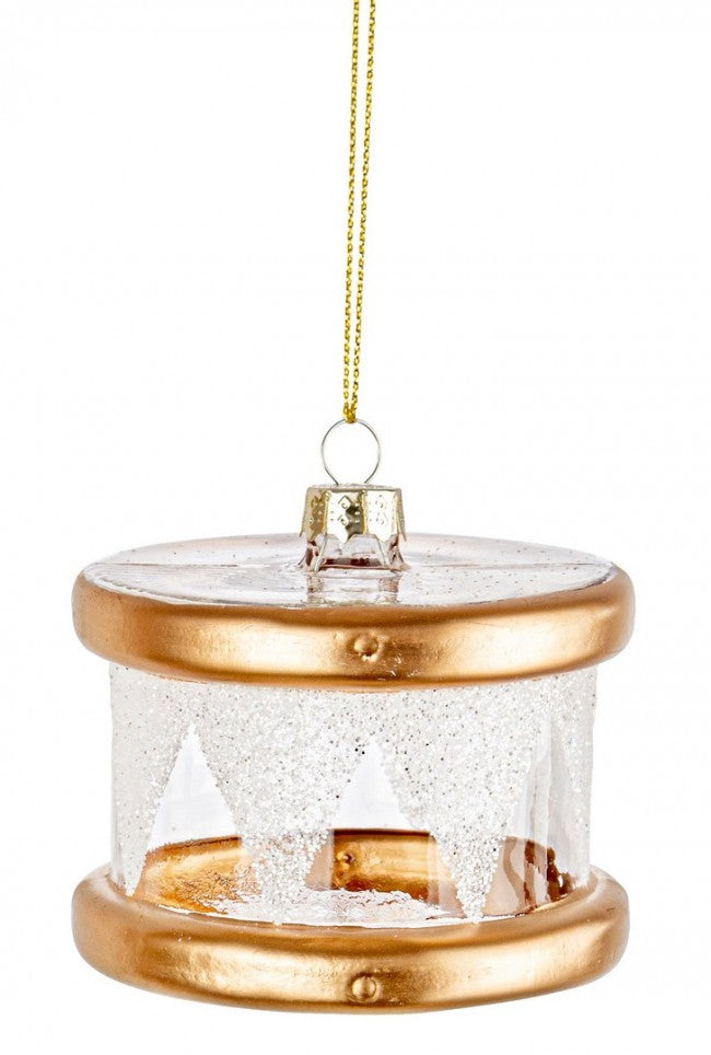 6x Pendentif Vt Drum Transp