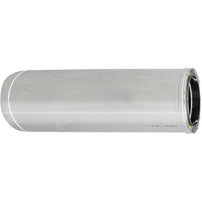 Tube inox 316L double paroi - Longueur 1m - Diamètre intérieur 130mm - Diamètre extérieur 180mm