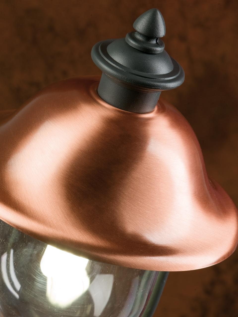 Applique In Alto E27 ligne rustique gris-cuivre