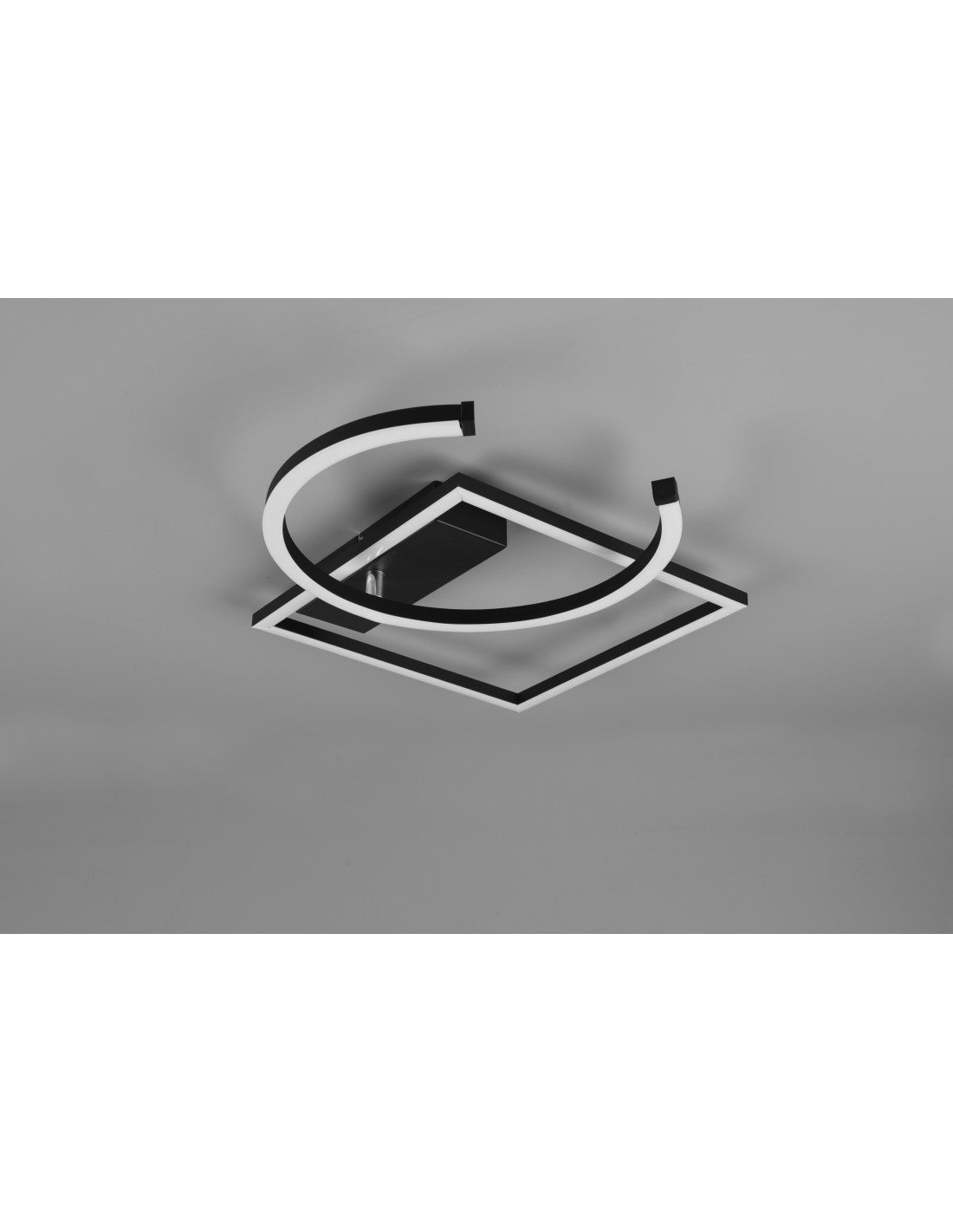 Plafonnier LED Pivot 23,5w Noir L42 cm Gradable Trio Lighting