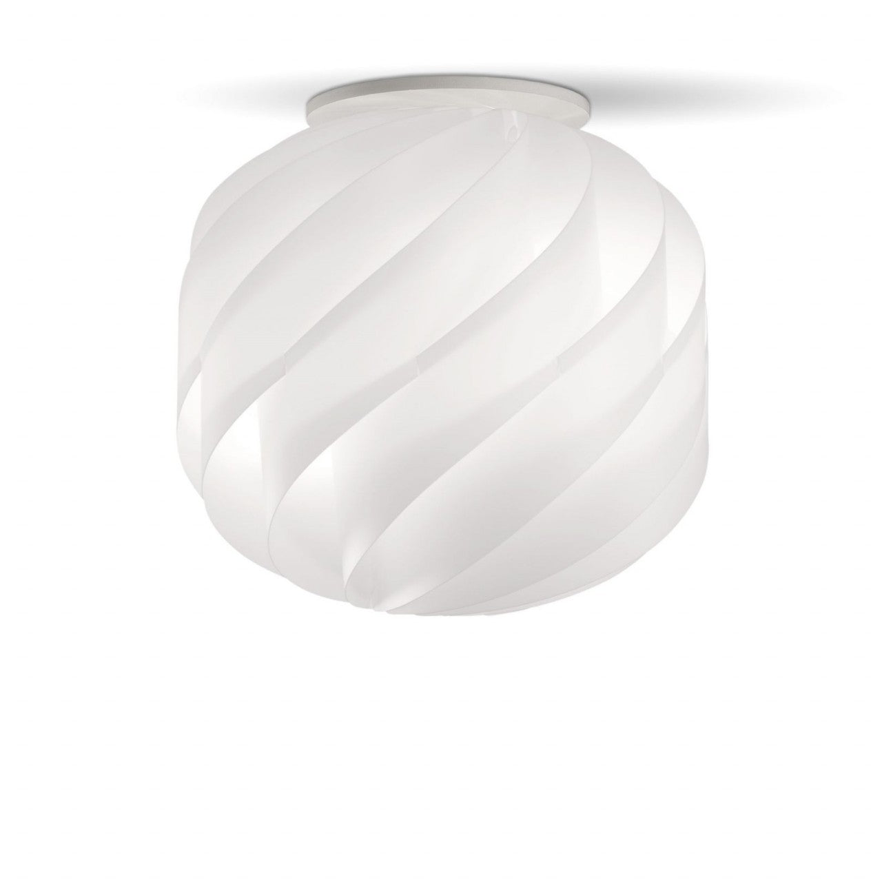 Plafonnier blanc cm. 25x24h