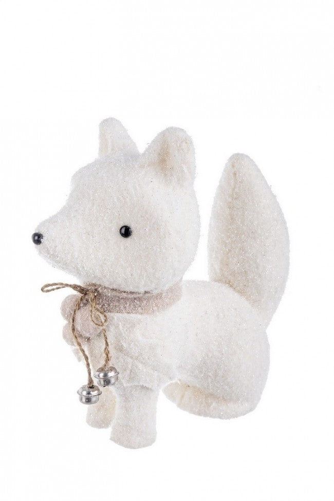 4x Renard Miage Blanc H21.5