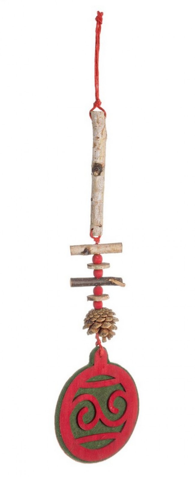 6x String Bormio Décor Au Rouge