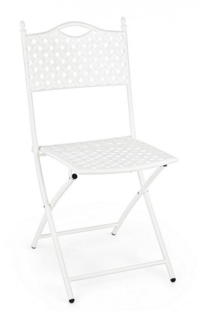 2x Chaise Pliante Jenny Blanc -