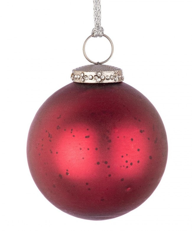 4x Sphère Vt Elegantia Rouge D80