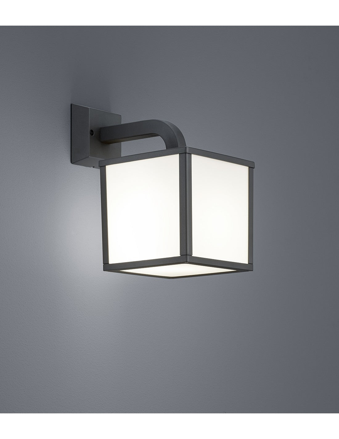 Cubango Applique Cube LED pour Extérieur Anthracite IP54 Trio Lighting