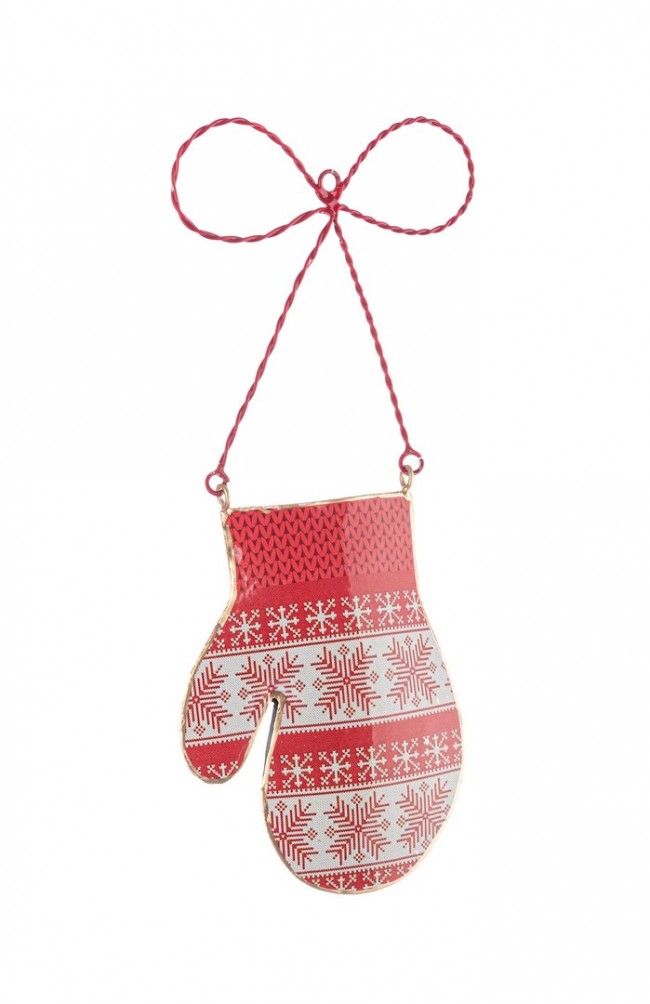 6x Pendentif Moufle Flocon S