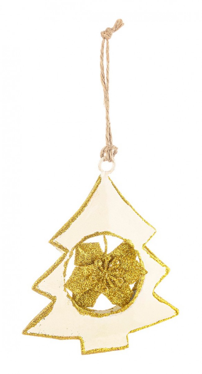 12x Pendentif Saveur Pin Blanc