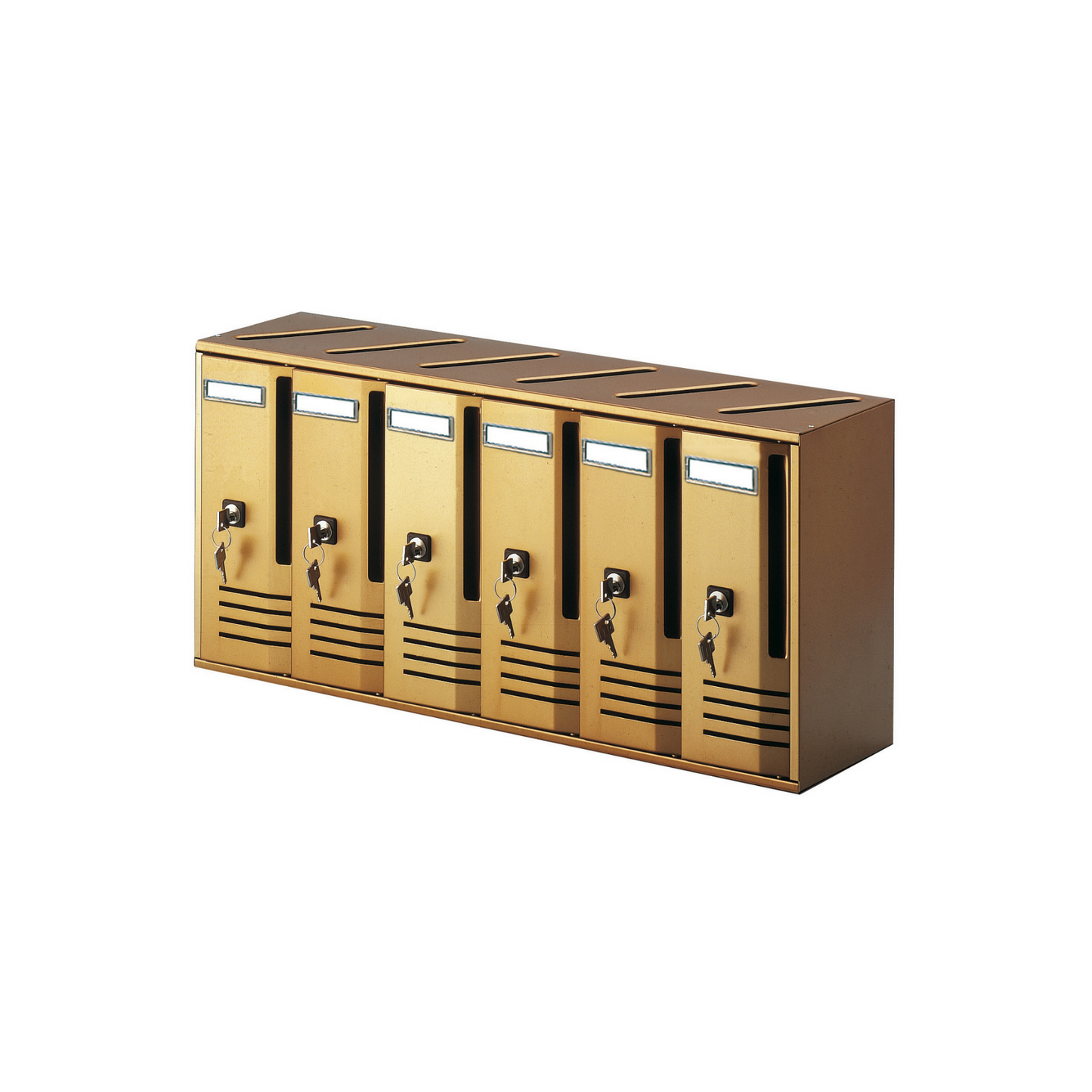 Boîte aux Lettres 6 Places Bronze