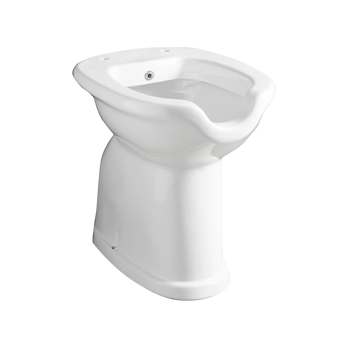 WC/bidet pour personnes handicapées avec bec et siphon de sol