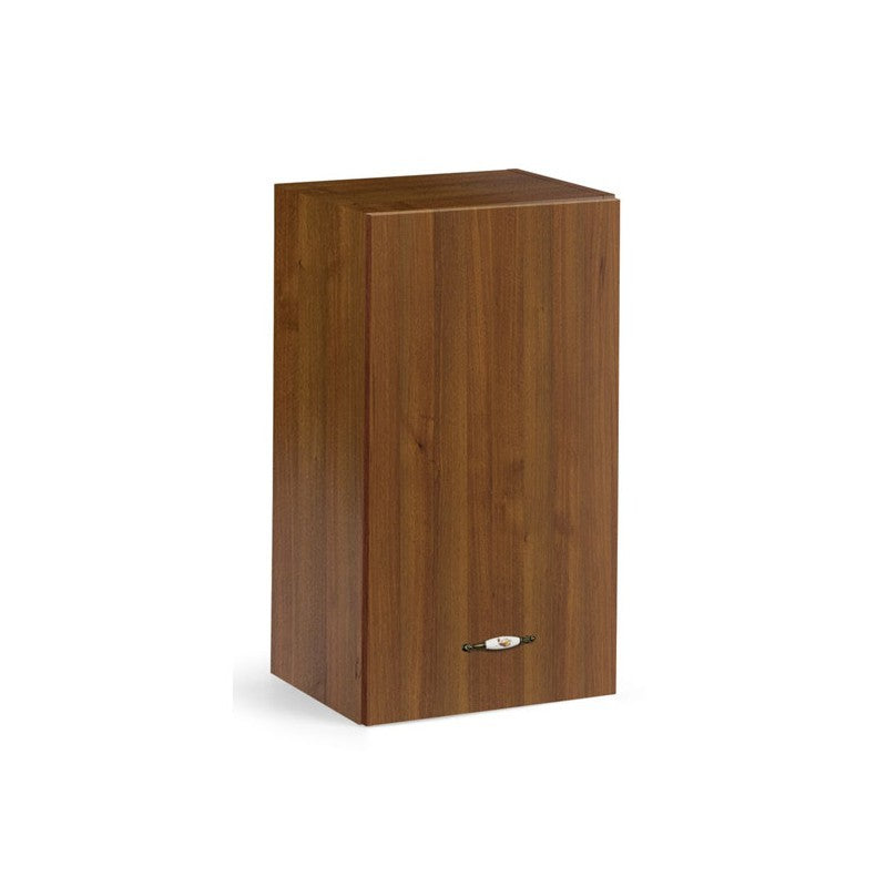 Elément mural de cuisine modulable antique en noyer 40x32xH 72 cm 1 porte