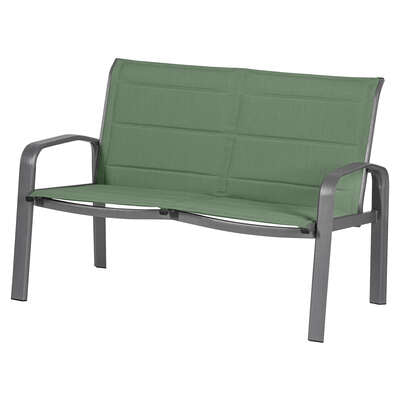 Salotto Elyn 4 montanti alluminio e texaline oliva grafite - L. 64 x P. 31 x H. 116 cm