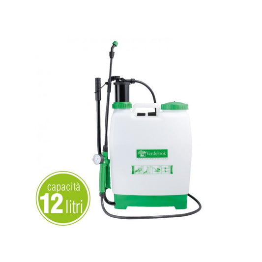 Pompa a Pressione per Irrorazione Piante Jimmy 12lt Bianco/Verde