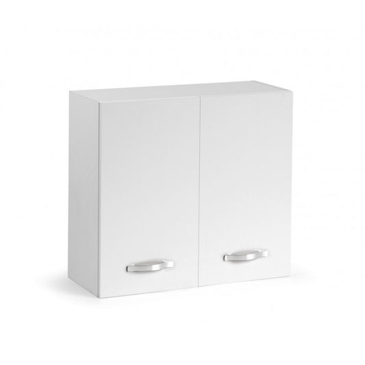 Élément mural modulable pour cuisine Frêne Blanc 2 portes 80x32xH 72 cm