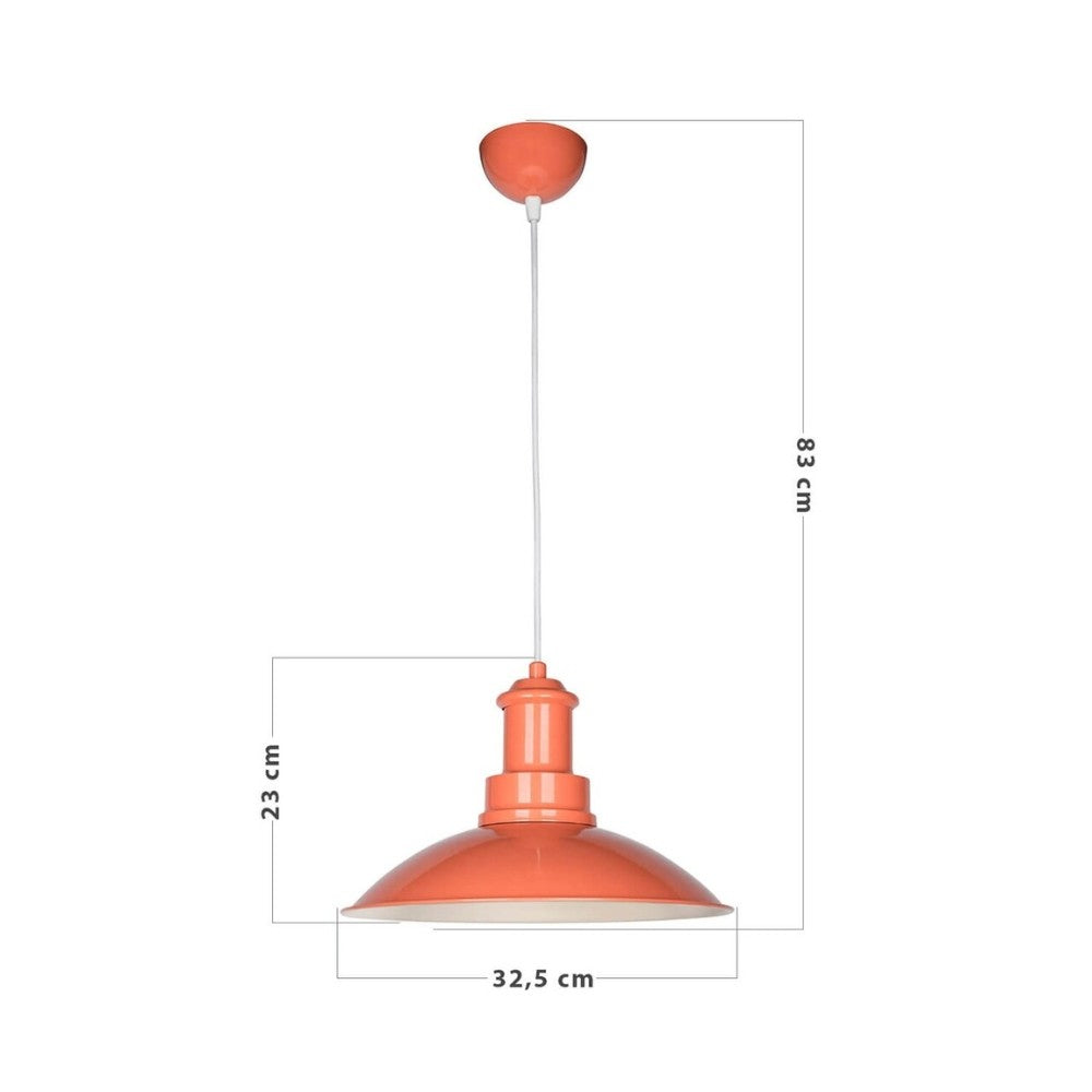 Lampada da soffitto Tran ASZ0917 colore arancione H83xL32.5