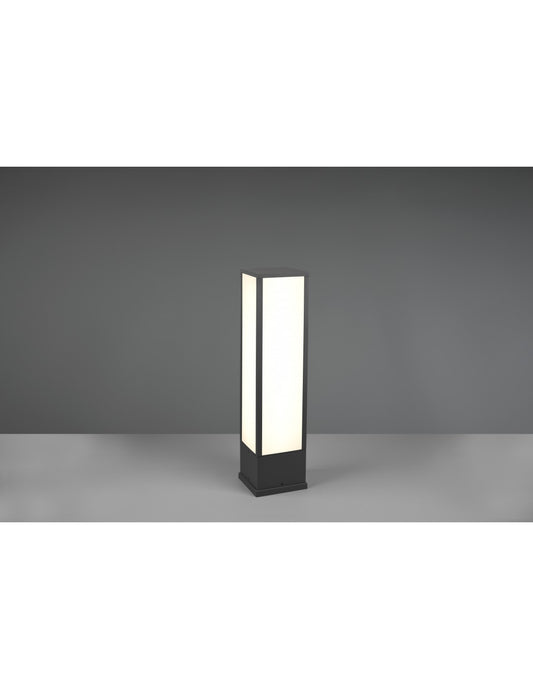 Borne Rectangulaire Extérieure Fuerte Anthracite IP54 Trio Lighting