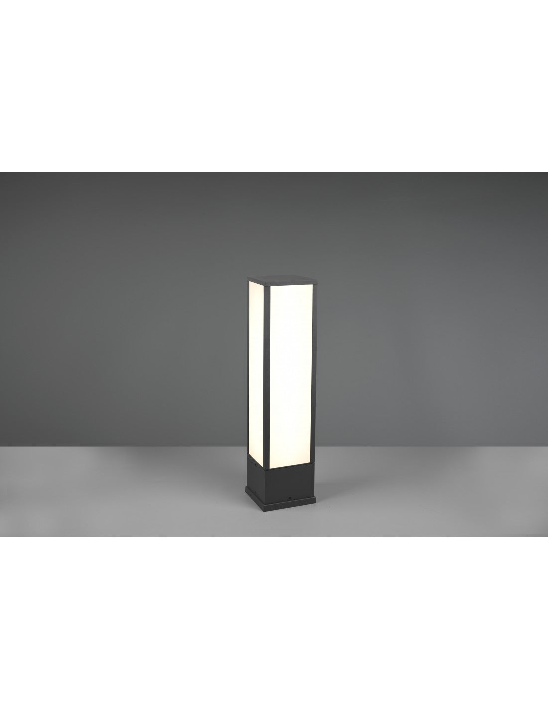Borne Rectangulaire Extérieure Fuerte Anthracite IP54 Trio Lighting
