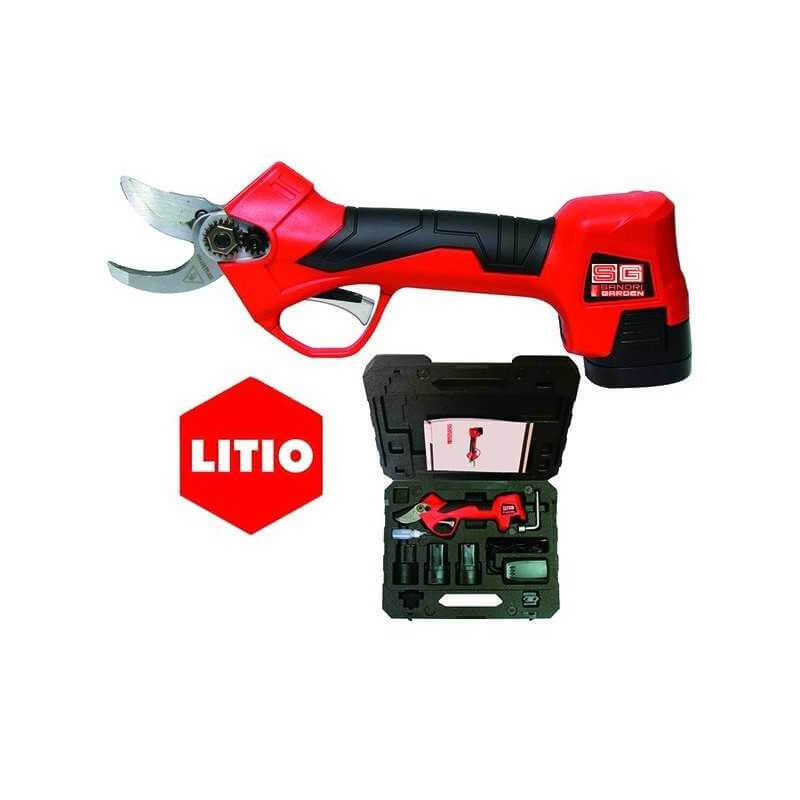 Sécateur Sandrigard SG-FP 25 Li avec 2 batteries 14,4V 2Ah