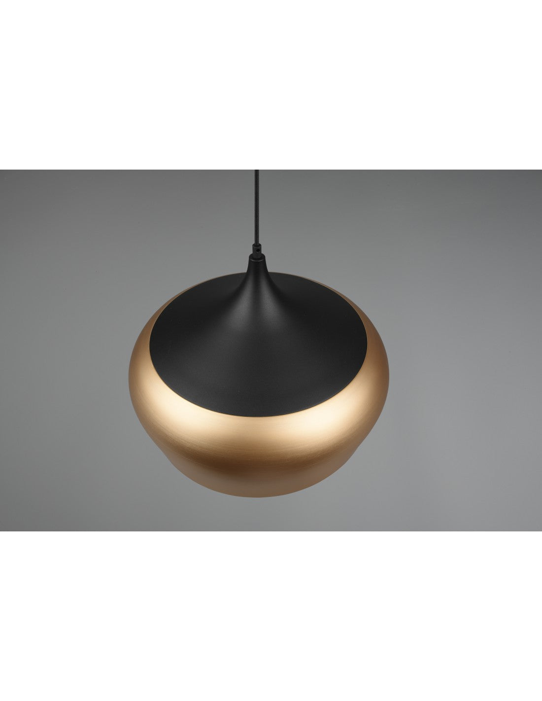 Grande Suspension Abat-jour Cuisine Laiton Chiron Trio Lighting