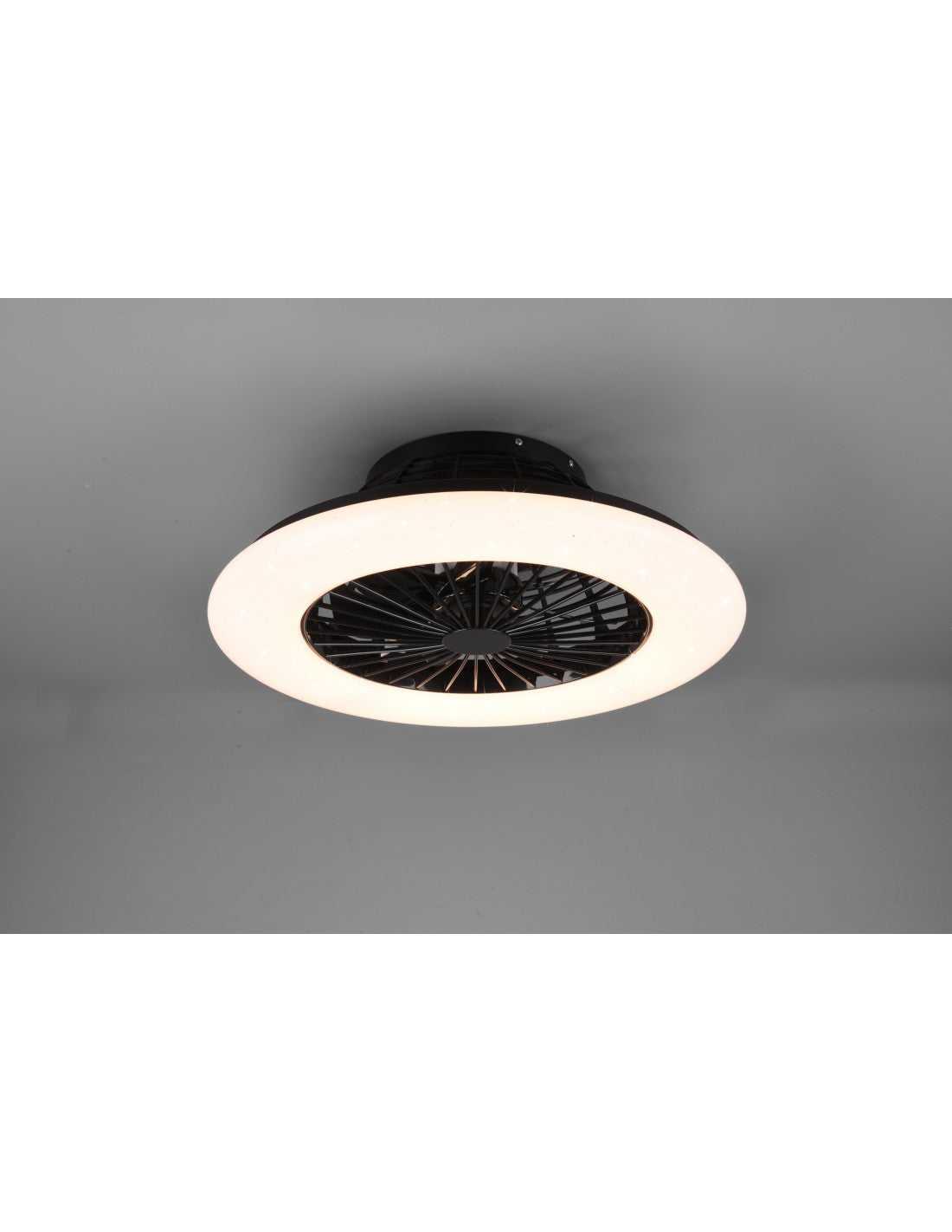Lustre LED à intensité variable Stralsund Noir Trio Lighting