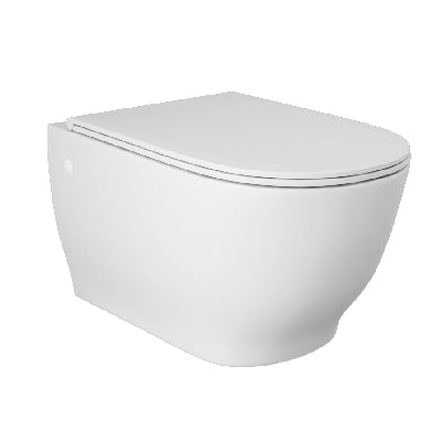 WC suspendu sans rebord Moon avec fixation cachée