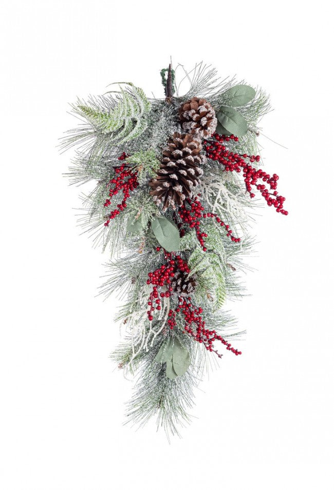 4x Décor. Baies Cherryl Goutte Rouge