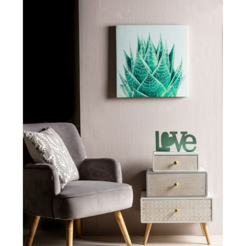 Fauteuil de salon vintage en velours gris ADELINE 60x67x h79 cm