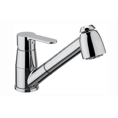 Mitigeur d'évier avec douche extractible - Blue Line chrome
