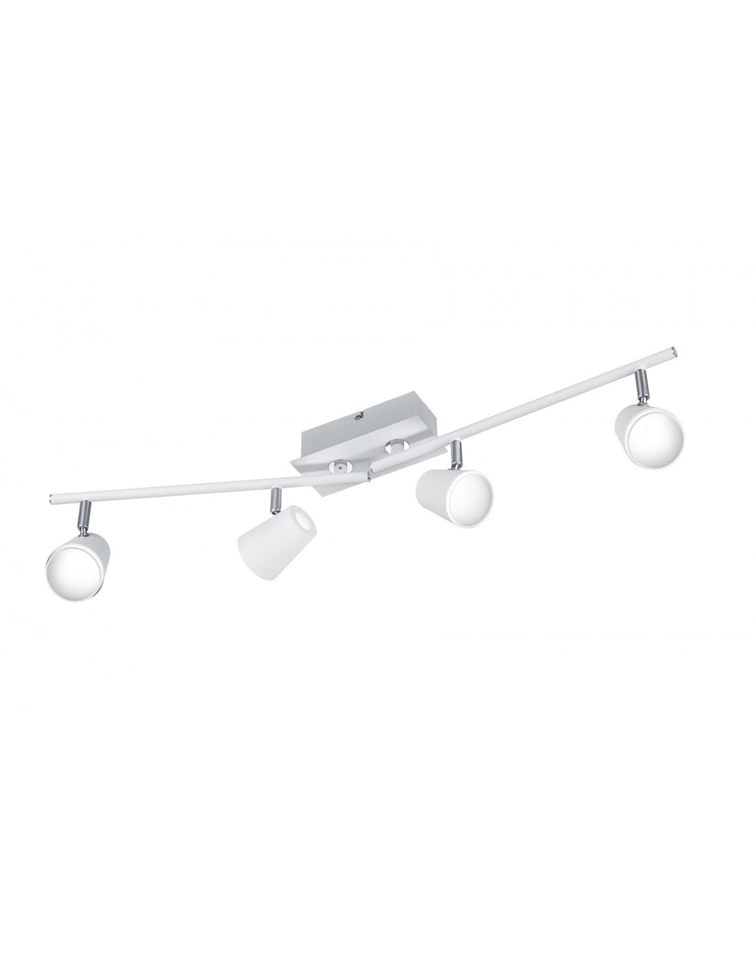 Plafonnier Arms avec 4 Spots Orientables Narcos Blanc Trio Lighting