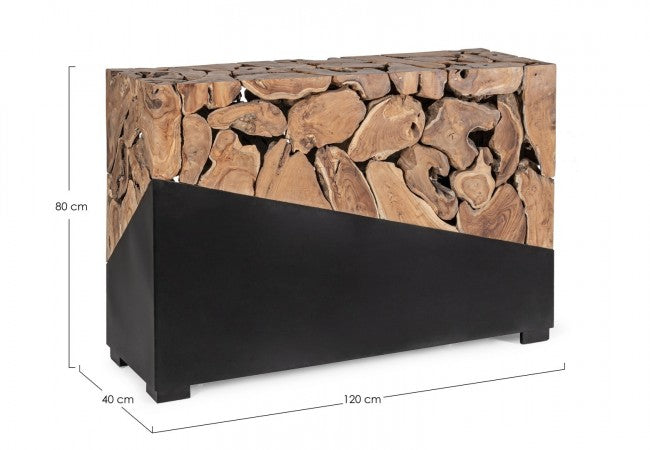 Console Grenade 120x40 cm en bois mélaminé 