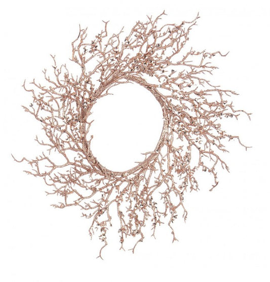 8x Couronne Émeri Or Rose D35