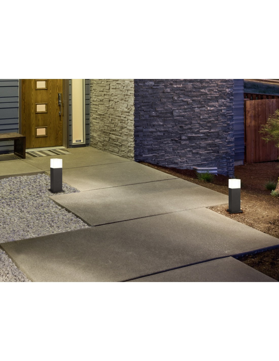 Lanterne de Jardin Carrée Hudson Anthracite Led E14 Trio Eclairage