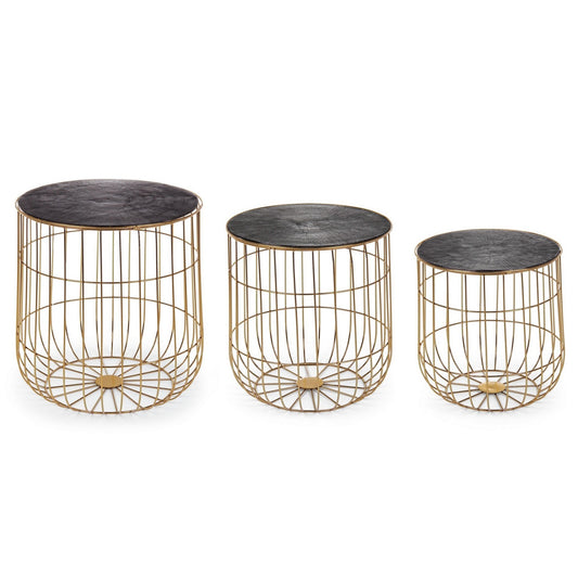 Set de 3 tables de rangement design Mariam