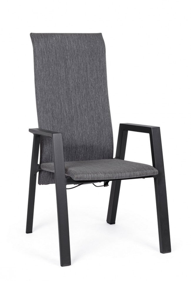 4x Chaise C-Br Recl Ethan Antr Jx55