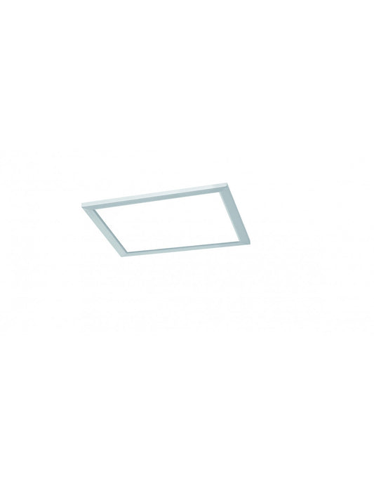 Plafonnier carré Griffin LED Dimmable Rgbw Nickel 29x29 cm Trio Lighting