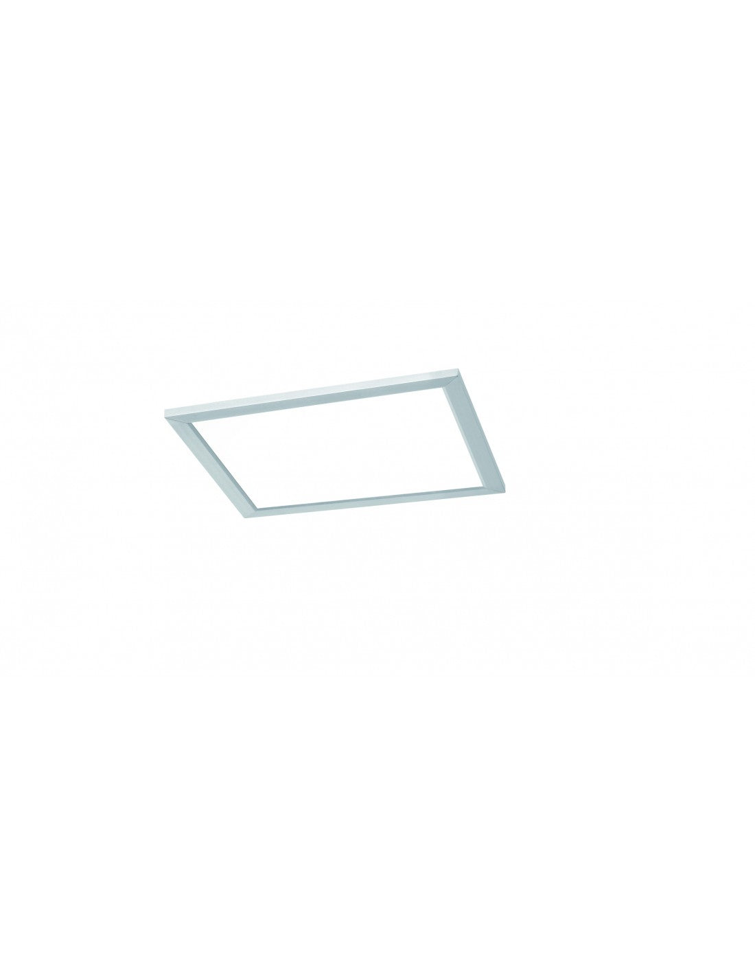 Plafonnier carré Griffin LED Dimmable Rgbw Nickel 29x29 cm Trio Lighting