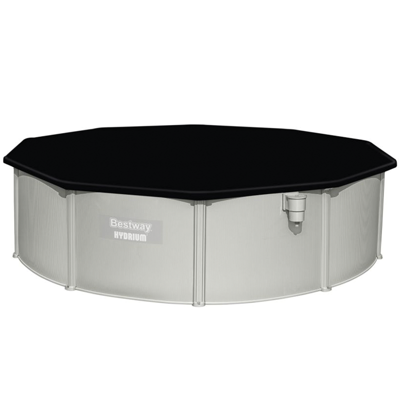 Piscine hors sol Hydrium ronde 460x120 cm grise