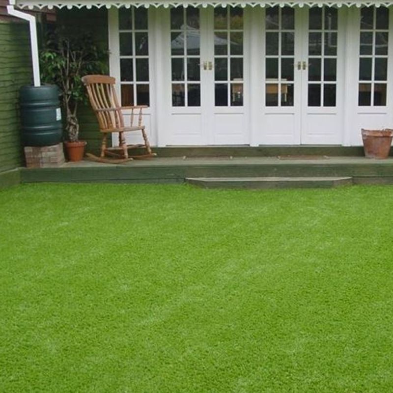 Tapis d'herbe verte artificielle de pelouse synthétique 10 MM 1X10 m