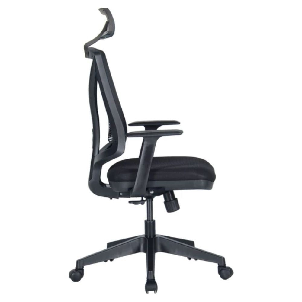 Fauteuil de bureau noir Bella