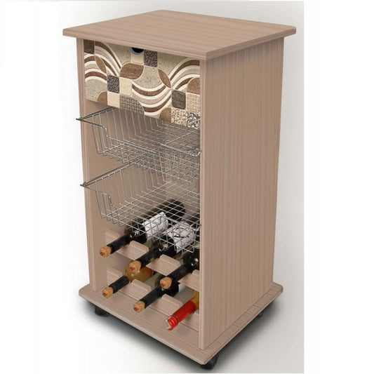 Chariot à fruits vintage 40x45x85h cm