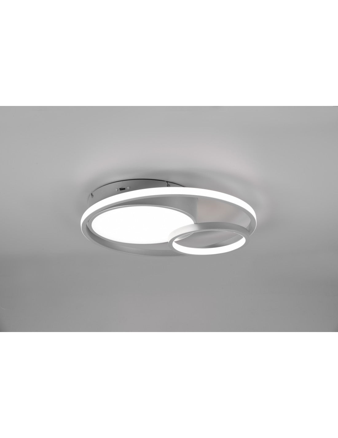 Plafonnier moderne en aluminium Vuelta 3 variateur LED 28w Trio Lighting