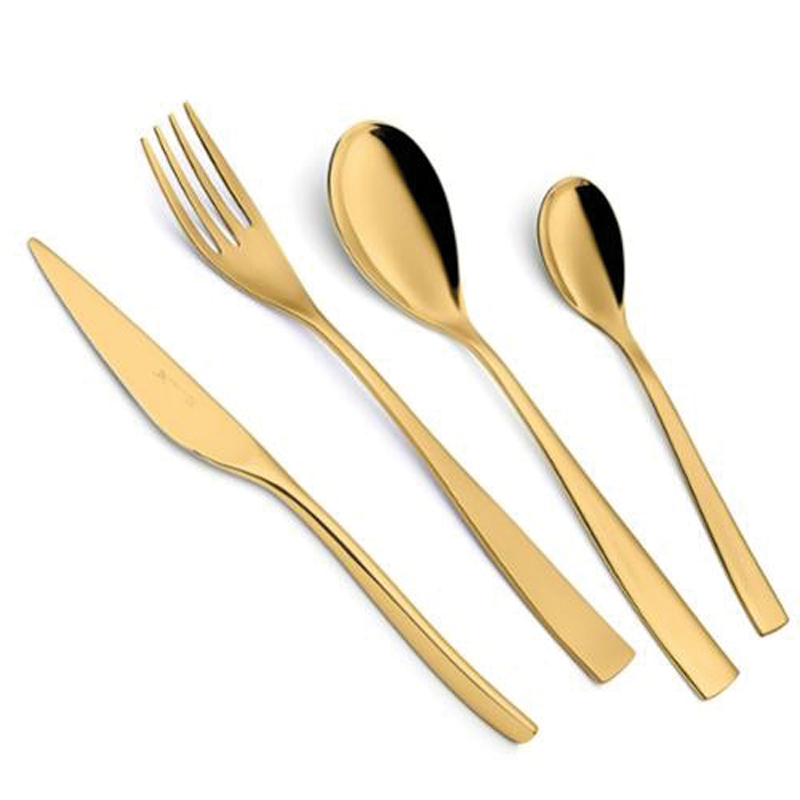 Coffret Couverts Eme 24 Pièces Or 