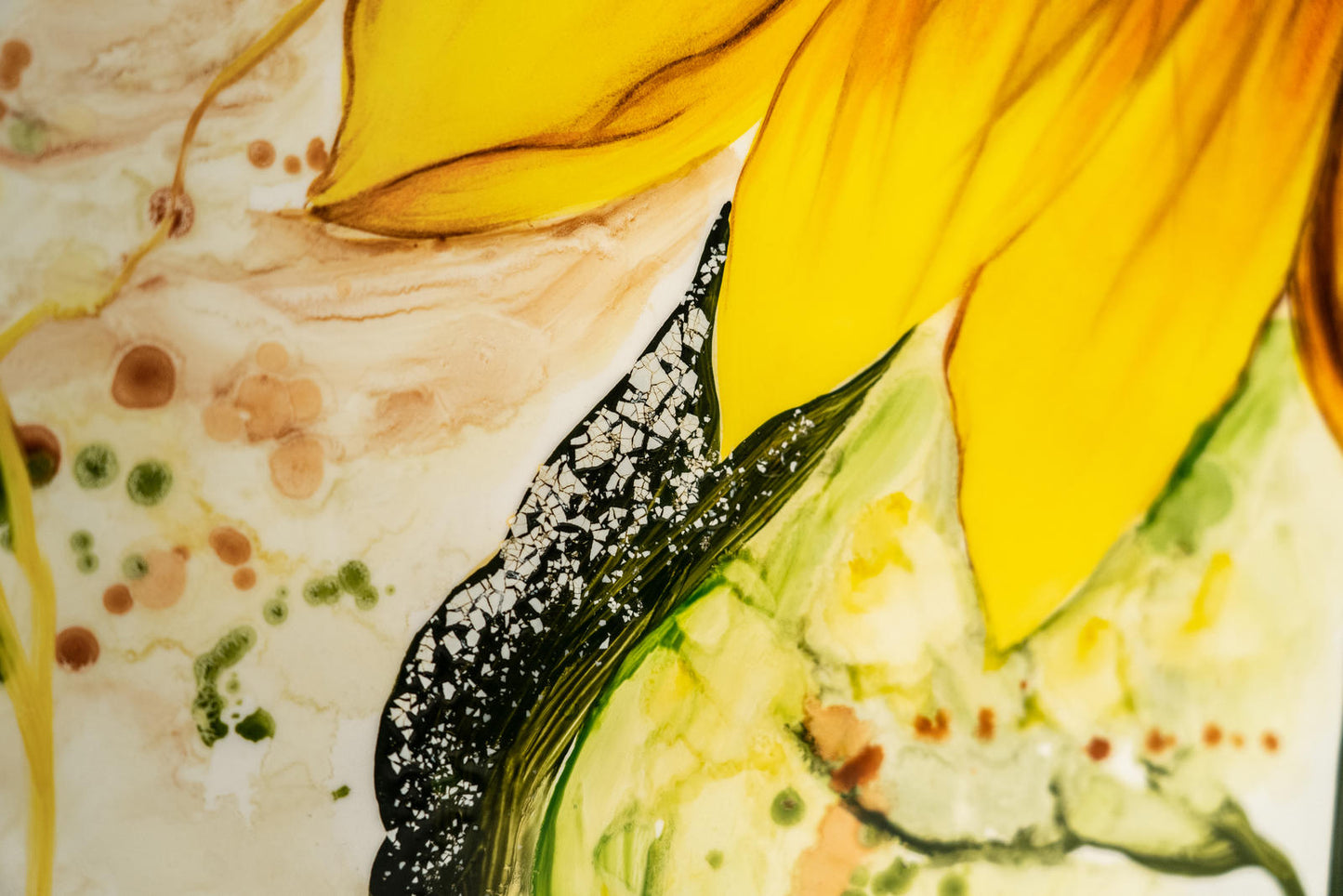 Panneau décoratif finition bois jaune 60x120x4 cm