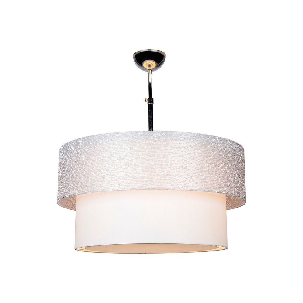 Lampe à suspension Polo MDL2749 en tissu gris