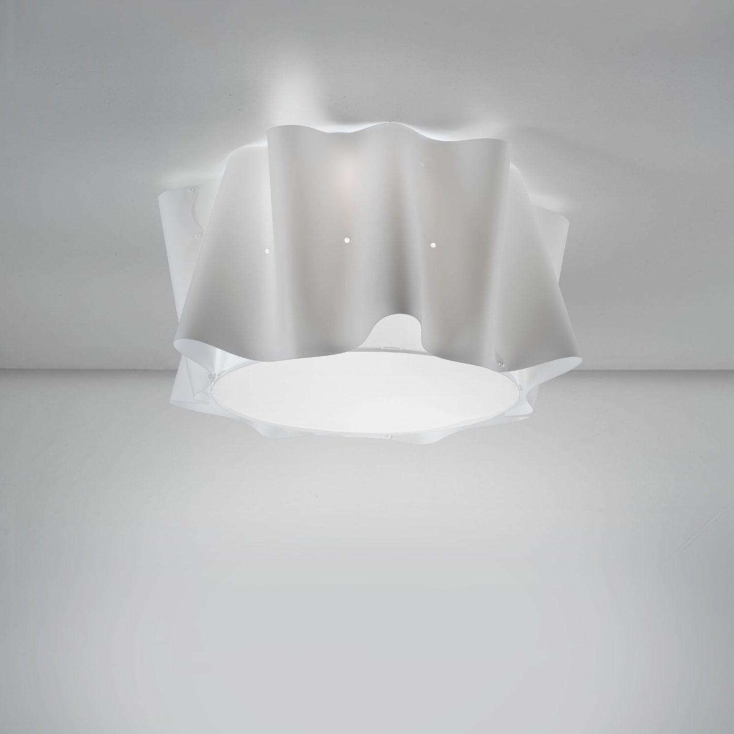 Plafonnier 5 lumières blanc cm. 60 x 32h